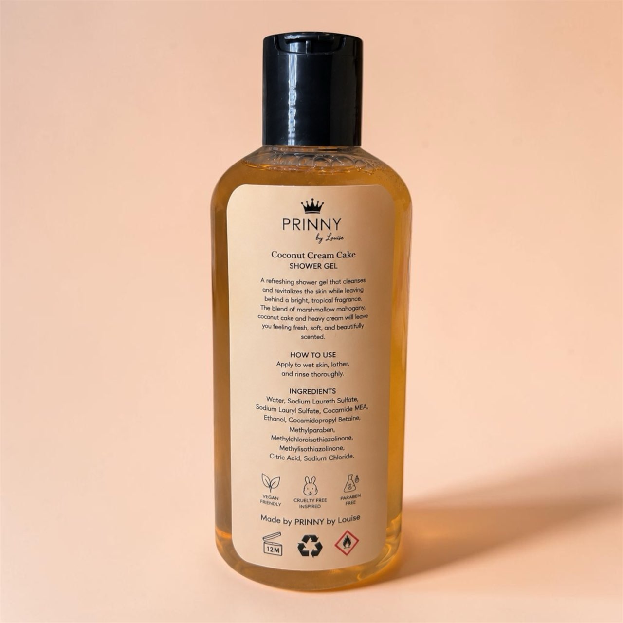 Coconut Cream Cake Shower Gel – PRINNY by Louise (8 fl oz / 236 mL)